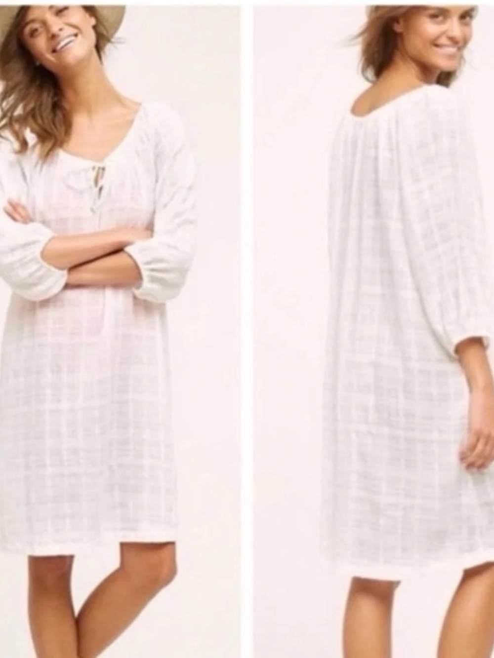 Anthropologie Mermaid Coastland Beach Coverup midi dress tunic